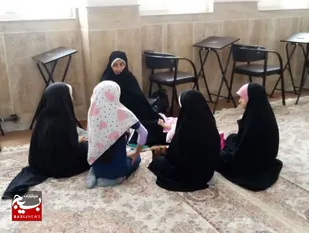 آموزش احکام نماز در حلقه صالحین &laquo;شهیده نسرین افضل&raquo; قم