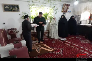 سرکشی فرمانده سپاه بهار از خانواده کارآفرین روستای آبرومند