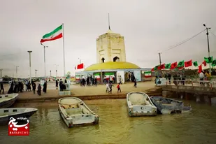 جلوه هایی زیبا از اروند کنار در قاب دوربین بسیج