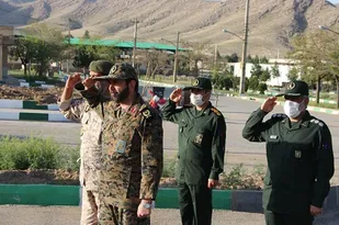 اولین مراسم صبحگاه مشترک در لشکر 27 برگزار شد