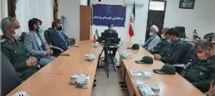 دیدار نوروزی فرمانده سپاه بردسکن با فرماندار این شهرستان