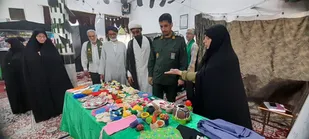 بازدید فرمانده سپاه طبس از طرح نوجوانه های صالحین