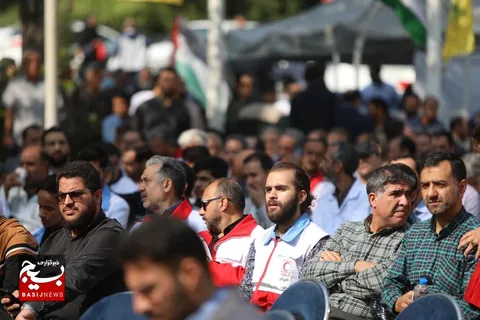اجتماع کادر درمان و پرسنل نظام سلامت در تهران در محکومیت جنایات رژیم صهیونی