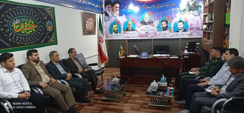 بازدید فضل الله کفیل از حوزه مقاومت بسیج صاحب الزمان(عج)ادارات کل استان سیستان وبلوچستان