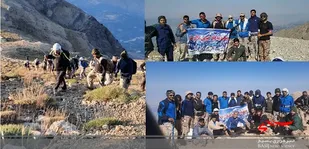 صعود تکاوران تیپ 48 فتح به قله حوض دال دنا