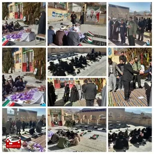 تجدید میثاق مردم اردل و میانکوه با شهدا