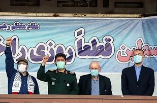 تجمع حمایت از مردم فلسطین در میدان امام حسین(ع)