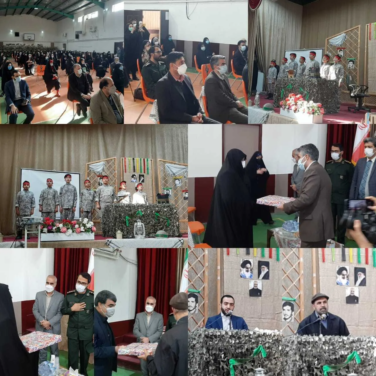 آئین گرامیداشت روز دانشجو و یادواره شهدای دانشجومعلم در پردیس زینبیه پیشوا