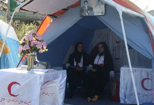 استقرار سه چادر امداد نوروزی در کبودراهنگ