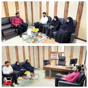 دیدار معاونت خواهران مرکز بسیج کل وزارت نفت با مسئول سازمان بسیج مهندسین صنعت و معدن استان هرمزگان