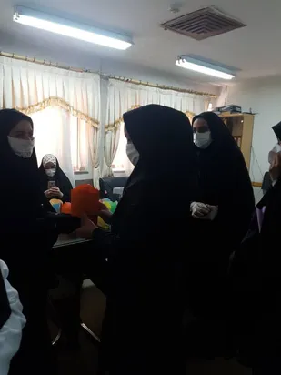 تقدیر دانشجویان بسیجی در کادر درمانی خواهر بیمارستان خاتم الانبیا (ص) شاهرود+ تصاویر