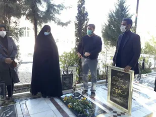 تجلیل هیأت ورزشهای همگانی شاهرود از خانواده شهید مدافع حرم تابسته+ تصاویر