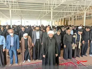 سوگواری و اقامه نماز وجماعت در فارسان