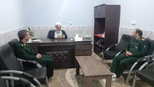 دیدار فرمانده ناحیه میامی با امام جمعه کالپوش