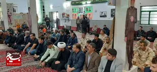 یادواره شهدای خدمت و شهدای بخش باجگیران شهرستان قوچان برگزار شد