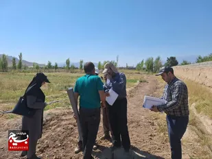 سه سیستم آبیاری کم فشار و آبیاری تحت فشار قطره&zwnj;ای و رین فلت شهرستان شاهرود تحویل موقت شد