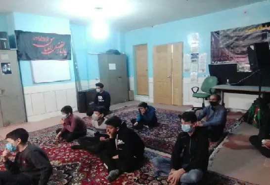 جلسه حلقه صالحین در پایگاه بسیج کربلا