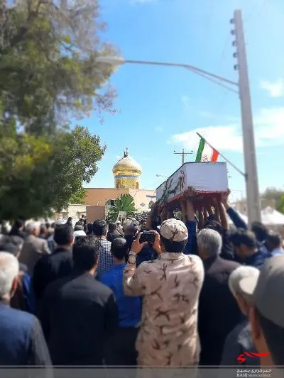 تشیع پیکر جانباز شهید حاج علیرضا حسومی