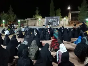 مراسم عزاداری و سوگواری سه ساله امام حسین علیه السلام در شهرستان زرند برگزار گردید