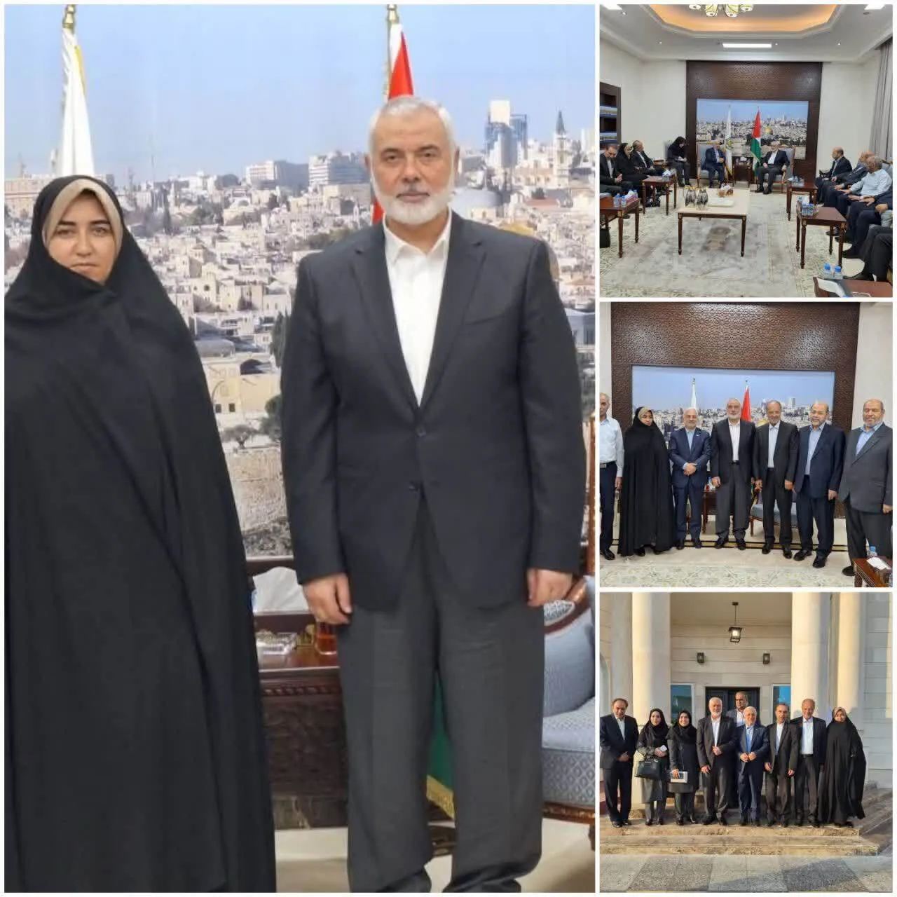 دیدار دکتر فلاحی با اسماعیل هنیه رهبر حماس
