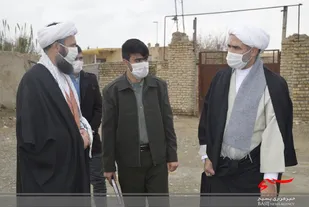 بازدید مسئول دفتر نمایندگی ولی فقیه سپاه بجنورد از فعالیت های بسیج و سپاه بخش حصارگرمخان