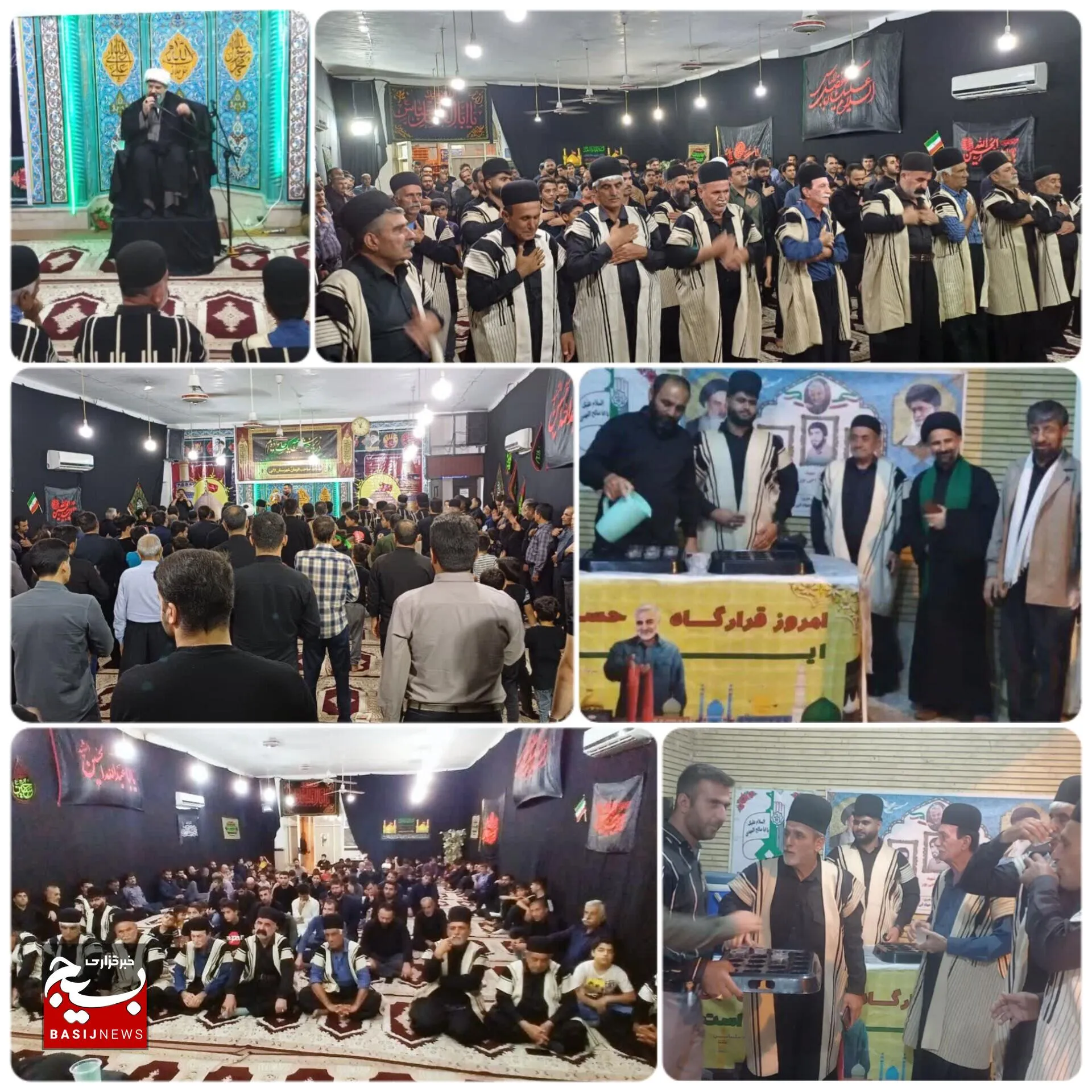 برگزاری مراسم عزاداری دهه اول محرم با حضور بزرگمردان بختیاری لالی