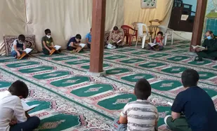 کلاس آموزش قران کریم در پایگاه مقاومت بسیج محمد رسول الله(ص)  برگزار شد