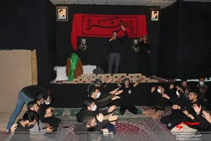 برگزاری سوگواری شهادت حضرت زهرا(س) در حسینیه امام جعفر صادق(ع) شهرفرمهین+تصاویر