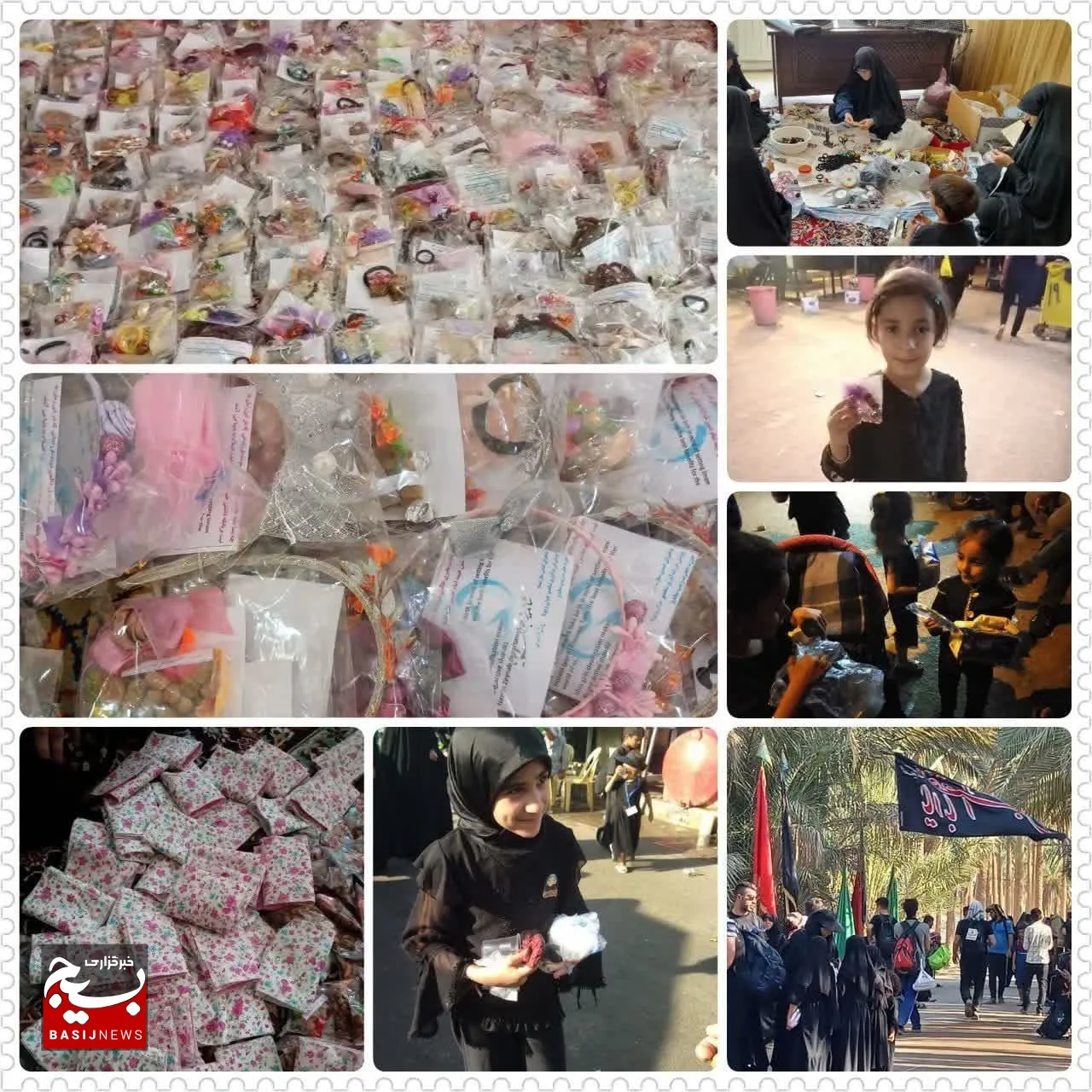 اهدای ۲ هزار ۵۰۰ هدیه فرهنگی بانوان شاندیزی به زائران کوچک اربعین/ترویج فرهنگ فرزندآوری در پویش