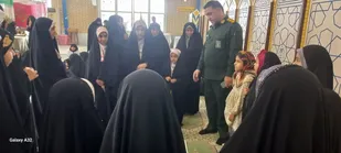 میقات صالحین خواهران بسیجی در شهرستان دیر برگزار شد