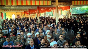 سالگرد شهادت &laquo;حمزه جهاندیده&raquo; در گلزار شهدای رامهرمز برگزار شد