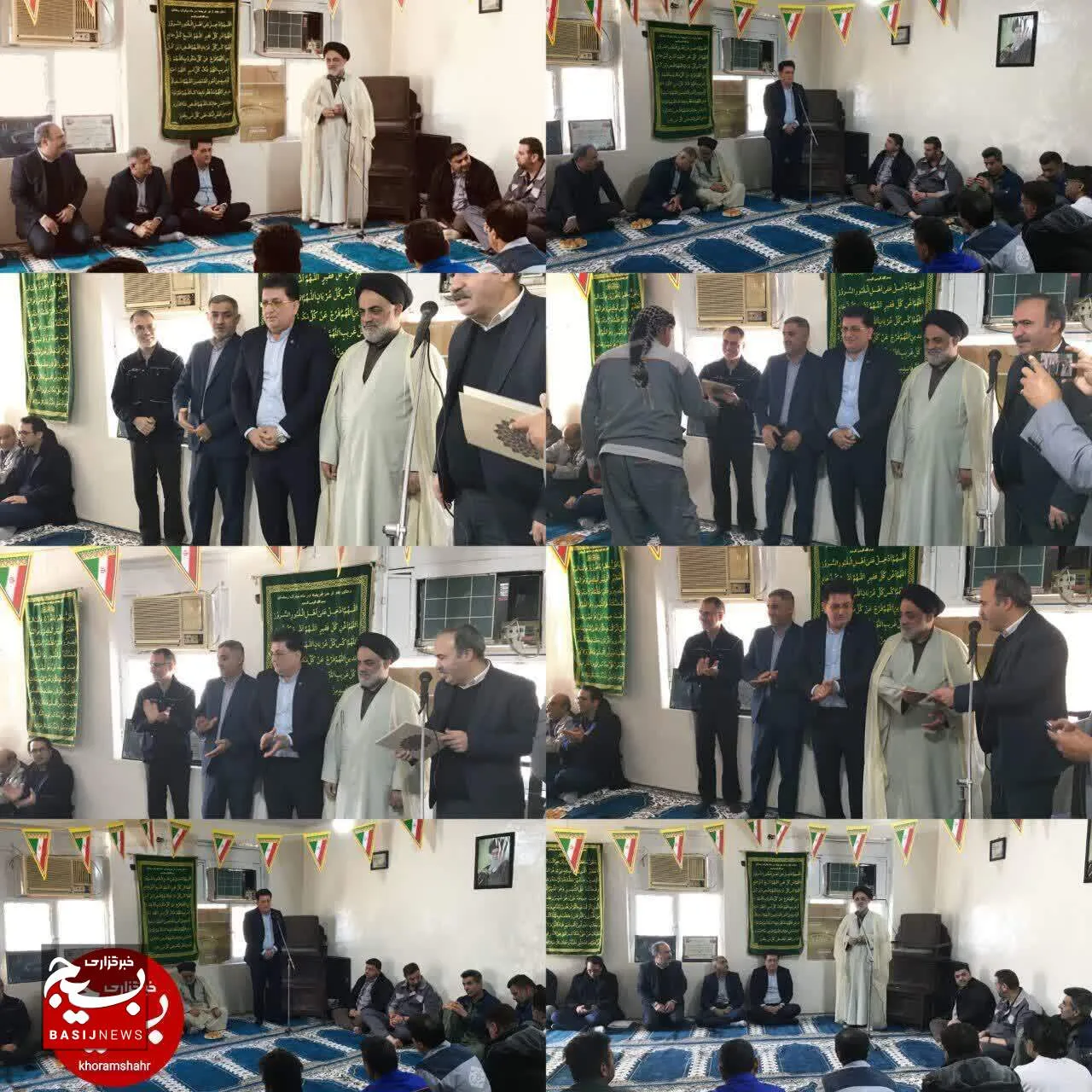 تقدیر از کارکنان شرکت کشتی سازی اروندان خرمشهر همزمان با ایام الله دهه فجر وعیدمبعث