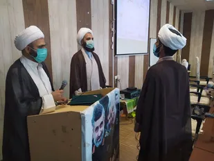 تودیع و معارفه مسئول دفتر نمایندگی ولی فقیه در سپاه شهرستان منوجان