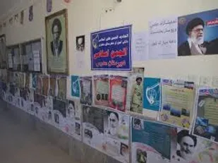 دانش آموزان بخش خانمیرزا نمایشگاه عکس انقلاب برپا کردند