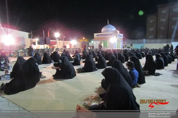 فعالیت حواهران خادم افتخاری حوزه نرجس در شب های محرم