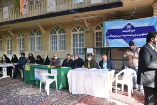 برپایی میز خدمت ویژه بانوان در نمازجمعه شاهرود+ تصاویر