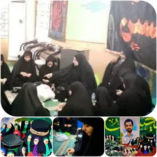 ساخت عروسک حنین در خوزستان جهت هدیه به کودکان در مراسم پیاده روی اربعین