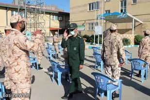 برگزاری جلسه اخوت با سربازان در سپاه ناحیه همدان