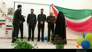 آیین تکریم و معارفه فرمانده حوزه حضرت نرجس خاتون(س) گل&zwnj;تپه برگزار شد