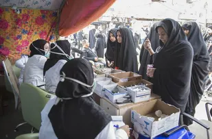 &laquo;موکب سلامت گیلان&raquo; میدان&zwnj;دار خدمات درمانی به زائران اربعین حسینی