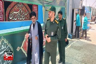 بازدید مسئولین سپاه ناحیه فامنین از موکب&zwnj;های شهرستان