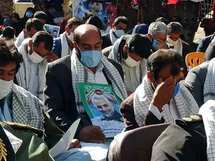 برگزاری مراسم یادواره شهید سلیمانی و شهدای شهرستان فهرج