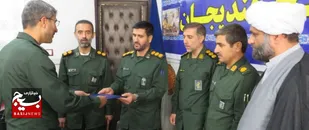 آئین معارفه جانشین فرمانده  سپاه ناحیه هندیجان برگزار شد