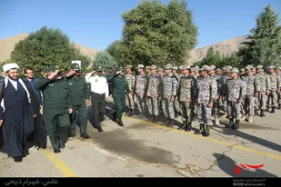 مراسم صبحگاه مشترک نیروهای مسلح در ملایر