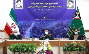 نشست خبری فرمانده سپاه حضرت محمد رسول الله (ص) تهران بزرگ برگزار شد