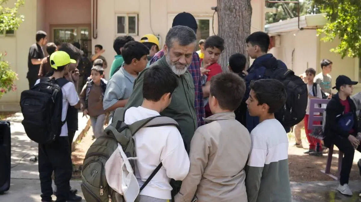 برگزاری اردوی فرهنگی و ورزشی فرزندان پاسداران در اردوگاه شهید بابایی قزوین