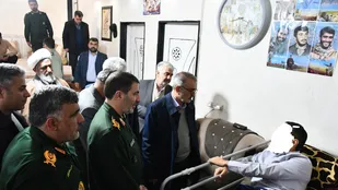 فیلم | دیدار فرمانده سپاه فتح و استاندار با جانبازان حادثه تروریستی در یاسوج