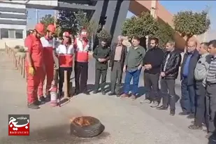 توانمندسازی بسیجیان کارگری و کارخانجات اسدآباد در رزمایش خوداتکایی
