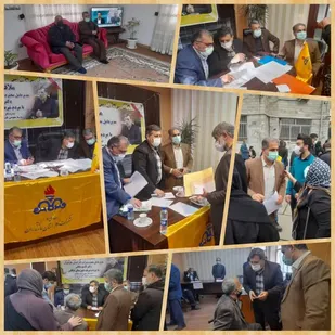 میز خدمت مدیر کل گاز استان مازندران و اداره گاز شهرستان تنکابن در فرمانداری تنکابن