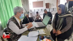 ارائه خدمات پزشکی رایگان به مردم روستای خرمنه علیا